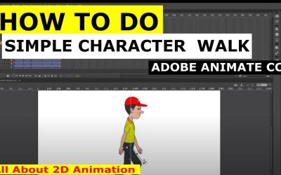Easy walk cycle animation tutorials in Adobe Animate CC