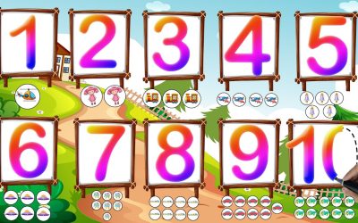 llearn how to write numbers 1-10 & Counting for Kids