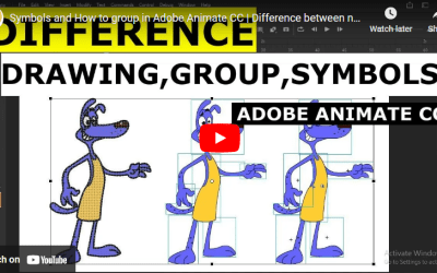 Symbols and How to Group in Adobe Animate CC Tutorials for Beginners