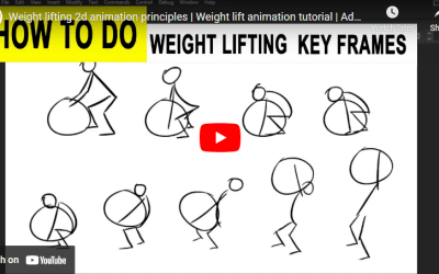 Weight Lifting 2d animation principles Tutorials Adobe Animate CC