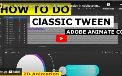 How to do Classic Tween Animation_class in animate cc
