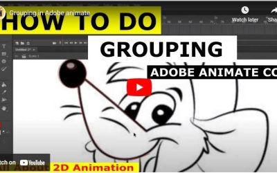 How to do Grouping in Adobe Animate CC Beginners Turorials