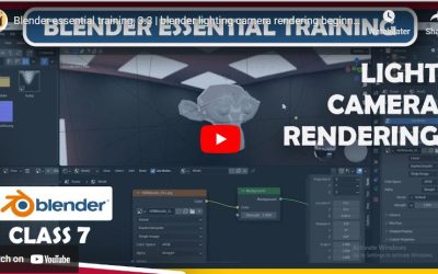 Blender Light Camera Rendering tutorial| Blender essential training| Class 7