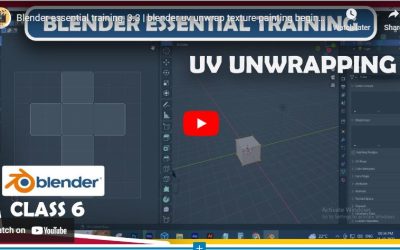 Blender UV unwrap texture tutorial | Blender essential training| Class 6