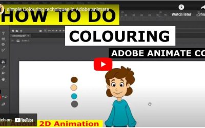 Simple Coloring techniques in Adobe animate CC Tutorials