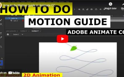 How to do Motion guide in Adobe Animate CC | Beginners tutorials