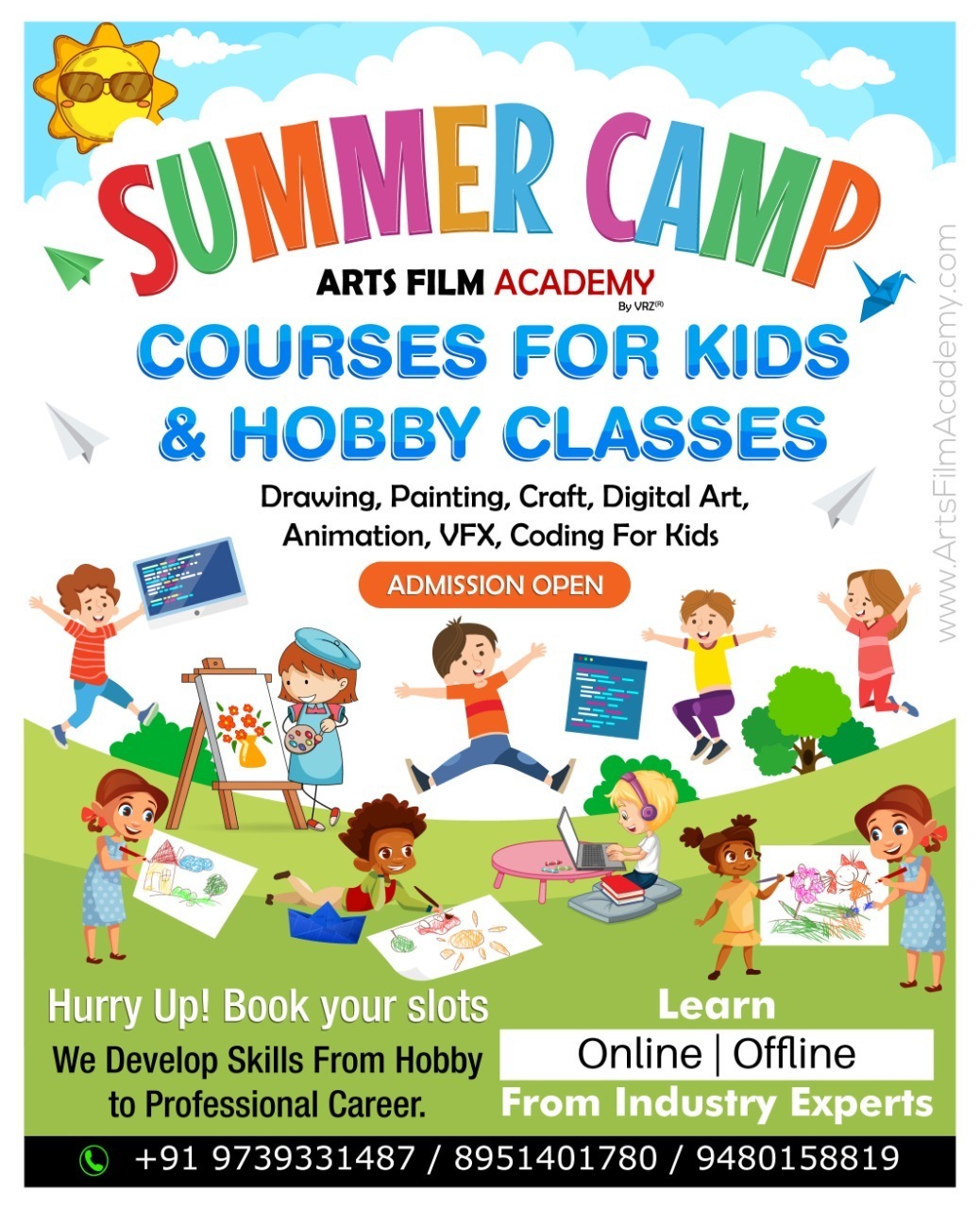 Creative Camp Summer Camp All Activities In One Camp For Kids Arts