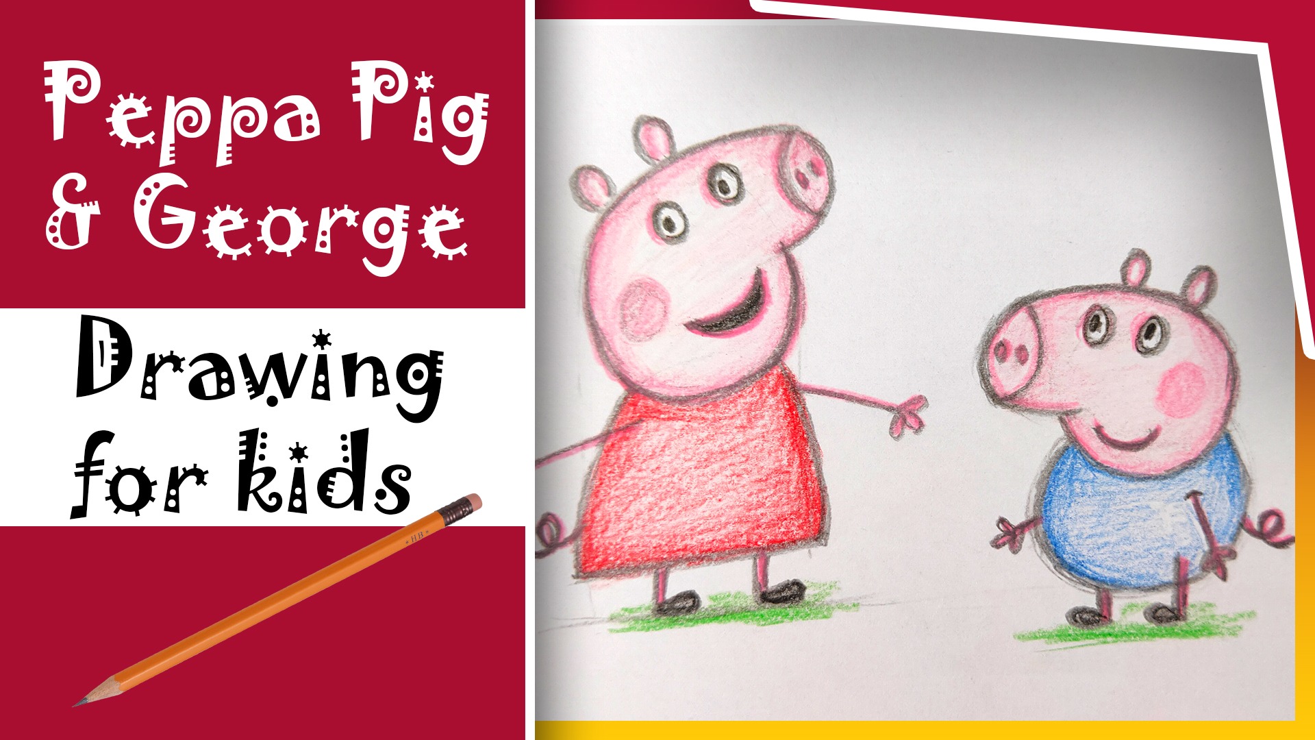 how-to-draw-peppa-pig-and-george-pig-easy-step-by-step-cartoon